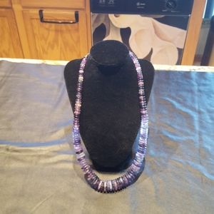 Fas Stone Disk Necklace